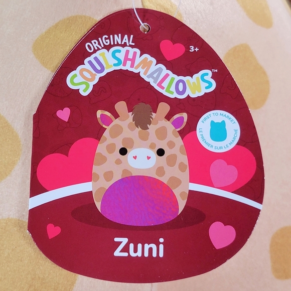 Squishmallow Zuni the Giraffe 16" UltraSoft Valentine's Day Toy Plush NWT - Picture 5 of 5